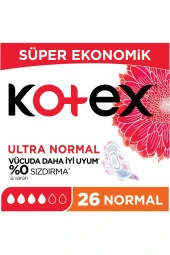 KOTEX Ultra Hijyenik Ped Süper Ekonomik Normal 26'Lı thumbnail 2