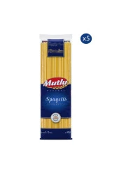 MUTLU MAKARNA Mutlu Spagetti Makarna 500 Gr X 5 Adet - 1
