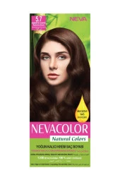 NEVA COLOR Saç Boyası Seti 5.7 Kışkırtıcı Kahve 8698636612241 - 1