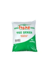 IYAŞ Burdur Toz Şeker 5 Kg X 5 Paket = 25 Kg Seker Yerli Üretim - 1