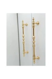 Şehzade Altın Mobilya Dolap Mutfak Çekmece Kulpu 224 Mm ( 22.4 Cm ) 5 Adet - 2