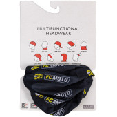 FC-Moto Logolu Çok Fonksiyonlu Kumaş (Siyah/Sarı,Tek Beden) Bandana - 1