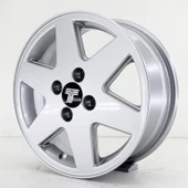 R1 Wheels 14 inç 4*98 ET35 Metalik Gri Jant Takımı (J-2274) - 1