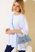 Basıc Oversize T-Shirt Beyaz - 2
