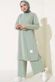 Armalı Bol Paça İkili Takım Mint thumbnail 2