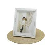 T.Concept 2’li  LED Işıklı Yatay Fotoğraf Çerçevesi Beyaz 31*22 cm - 1