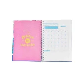 Lizy Sert Kapak Spiralli Tariihsiz Konuşan Ajanda 17x24 cm TASARIM-3 thumbnail 2