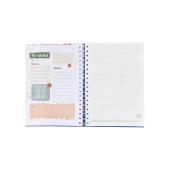 Lizy Sert Kapak Spiralli Tariihsiz Konuşan Ajanda 17x24 cm TASARIM-3 thumbnail 3