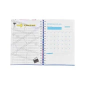 Lizy Sert Kapak Spiralli Tariihsiz Konuşan Ajanda 17x24 cm TASARIM-3 thumbnail 6