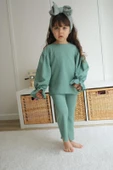 KIZ ÇOCUK KOL MODELLİ İKİLİ TAKIM - 6