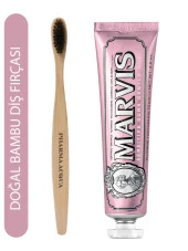 Pharma Acqua Bambu Diş Fırçası + Marvis Sensitive Gums Gentle Mint Diş Macunu 75 ml - 1