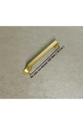 Mostar Mat Altın Mobilya Dolap Tv Ünitesi Yatak Odası Vestiyer Mutfak Çekmece Kulpu 160 Mm 1 adet thumbnail 2