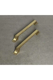 Mostar Mat Altın Mobilya Dolap Tv Ünitesi Yatak Odası Vestiyer Mutfak Çekmece Kulpu 160 Mm 1 adet thumbnail 4