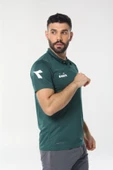 Diadora Nacce Koyu Yeşil Polo Yakalı T-Shirt  -  1TSR06-KoyuYeşil - 2