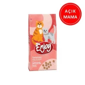 Enjoy Somonlu Kısırlaştırılmış Kedi Maması 1 Kg AÇIK - 1