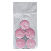 Ksmart Pembe Tea Light Mumu Pembe Mum 5 Adet - 2