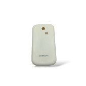 Samsung S3350 Arka Kapak S3350 Chat uyumlu Beyaz Renk Arka Kapak - 1