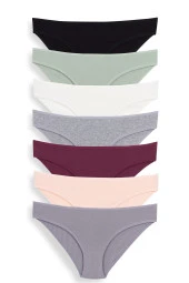 Kadın Karışık Renkli Külot 7'li Takım - 2