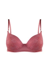 Kadın Bordo Renk Sütyen - 6