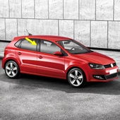 VW Polo 2010-2014 Sağ Kapı Orta B Direği Kaplaması Siyah 6R4853290A - 1