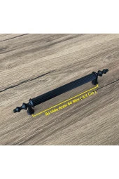 Zend Mat Siyah Mobilya Dolap Mutfak Çekmece Kulpu 64 Mm 5 Adet thumbnail 2