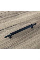 Zend Mat Siyah Mobilya Dolap Mutfak Çekmece Kulpu 128 Mm 10 Adet thumbnail 1