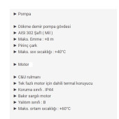 Micro Vortex Su Pompası - DKm60-1 - 3