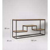 Raflı Dresuar Ahşaplı Konsol Modern Tasarım Dresuar - 1