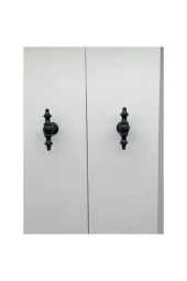 Şehzade Mat Siyah Mobilya Dolap Mutfak Çekmece Kulpu Düğme 10 Adet thumbnail 4