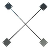 Sehpa Ayaklığı Metal Tasarım Ahşap Sehpa Ayağı - 3