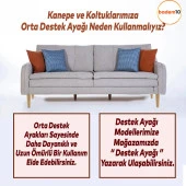 Ahşap Ayak Sehpa Masa Puf Tabure Tv Ünite Ayağı Ayakları M8 Civatalı 20 cm - 5