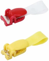 SARFF PLASTİK NATO KLİPS SARI - 100ADET - 1
