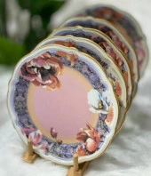 Glamour Pink 6 lı Servis Tabağı Seti 4033 thumbnail 1