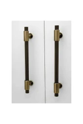 Erva Handles 158 Mat Antik Sarı Mobilya Tv Ünitesi Dolap Mutfak Çekmece Kulpu 192 Mm 10 Adet thumbnail 3