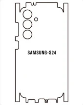 Galaxy S24 Uyumlu Ön+Arka Full Body Şeffaf Ultra koruyucu Nano Jelatin - 3