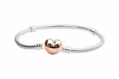 Pandora Parlak Kalp Toka Bileklik - 560719-20 - 1