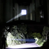 Single Sword Şarjlı Küçük Boy El Feneri - Kutulu ve Kemere Takma Aparatlı - 4