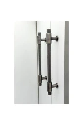 Handles Kulp Mobilya Dolap Mutfak Çekmece Kulpu 158 Mat Skoç Füme 224 Mm (22,4 Cm) 2 Adet thumbnail 3