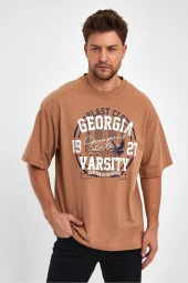 Baskılı Oversize T-shirt (E23-0046 01) - 1