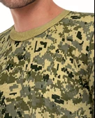 Single Sword Kamuflaj Desen Kısa Kollu Bisiklet Yaka Tişört&Fanila - 12