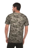 Single Sword Kamuflaj Desen Kısa Kollu Bisiklet Yaka Tişört&Fanila - 9