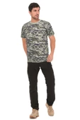 Single Sword Kamuflaj Desen Kısa Kollu Bisiklet Yaka Tişört&Fanila - 3