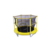 Clifton Trambolin Fileli Korumalı Kolay Kurulum, Ev Bahçe Tipi (152 Cm - Sarı) - 5