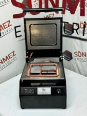 Sönmez Manuel Kase Kapatma 3 Gözlu Tabak Kapatma Makinesi Black - 2