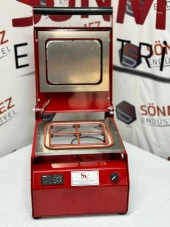 Sönmez Manuel Kase Kapatma 4 Gözlu Tabak Kapatma Makinesi Red - 2