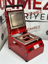 Sönmez Manuel Kase Kapatma 3 Gözlu Tabak Kapatma Makinesi Red - 3