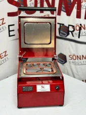 Sönmez Manuel 6 Bölmeli Kahvaltı Tabağı Kapatma Makinesi Red thumbnail 1