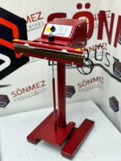 Sönmez Vakum Pedallı 65 Cm Pro Naylon Poşet Yapıştırma Makinesi Yerli Üretim Red thumbnail 3