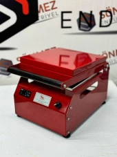 Sönmez SV 350 Manuel Tekli Kase Tabak Kapatma Makinesi Red thumbnail 3