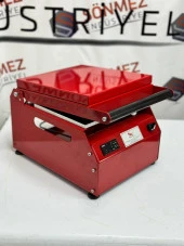 Sönmez Manuel Kase Kapatma 3 Gözlu Tabak Kapatma Makinesi Red - 6